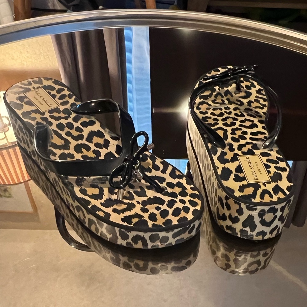 Kate Spade Cheetah Wedges